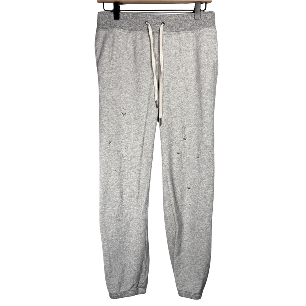 n:Philanthropy Derby Distressed Jogger Sweatpants Gray Small